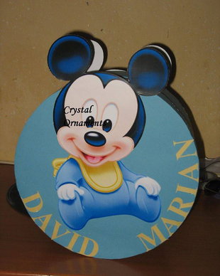 Cutie de dar botez Baby mickey