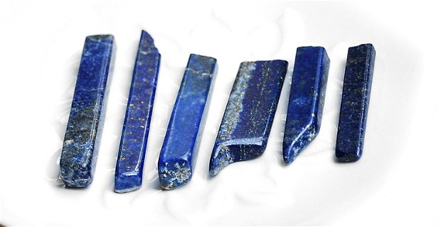Set Lapis Lazuli natural, netratat