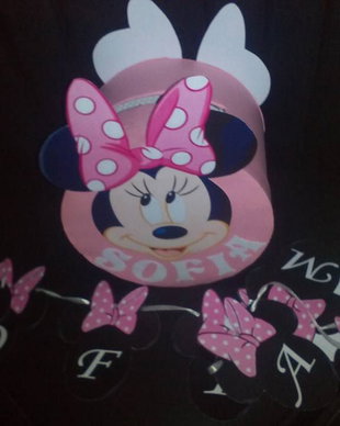 Cutie de dar botez Minnie Mouse