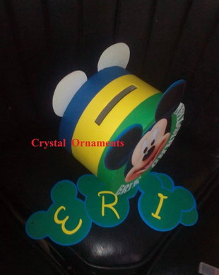 Cutie de dar botez mickey mouse