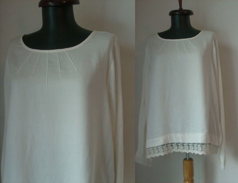 BLUZA VAPOROASA DANTELA