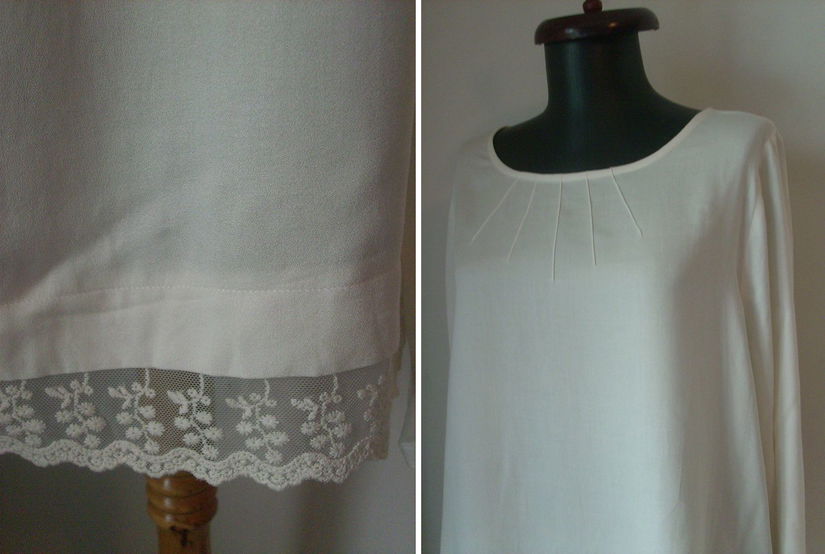 BLUZA VAPOROASA DANTELA