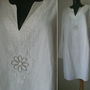 BLUZA XL BUMBAC PANZA TESUTA