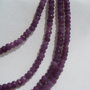 Agate mov pruna rondele mici fatetate sir aprox 18.5 cm