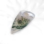 Cabochon agata moss free form