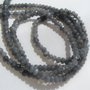 Agate gri rondele mici fatetate sir aprox 18.5 cm