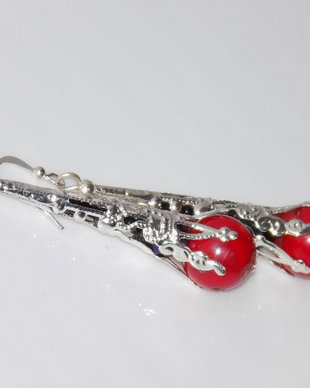 Cercei "Rouge Filigrane' "-rezervat