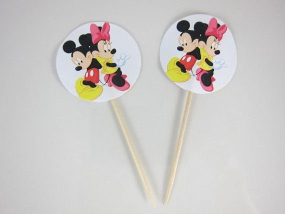 Cake toppers Minnie si Mikey