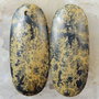 9666 - SET (2buc) Pandantiv, jasp chohua, 30x13x5mm