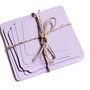 Set cartonase  - Lila Pastel - pentru prezentare, organizare - Flash cards