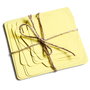 Set cartonase  - Galben deschis - pentru prezentare, organizare - Flash cards