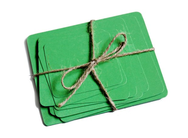 Set cartonase  - Verde - pentru prezentare, organizare - Flash cards