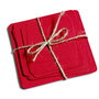 Set cartonase  - Rosu - pentru prezentare, organizare - Flash cards