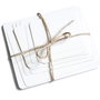 Set cartonase  - Alb Unturiu - pentru prezentare, organizare - Flash cards