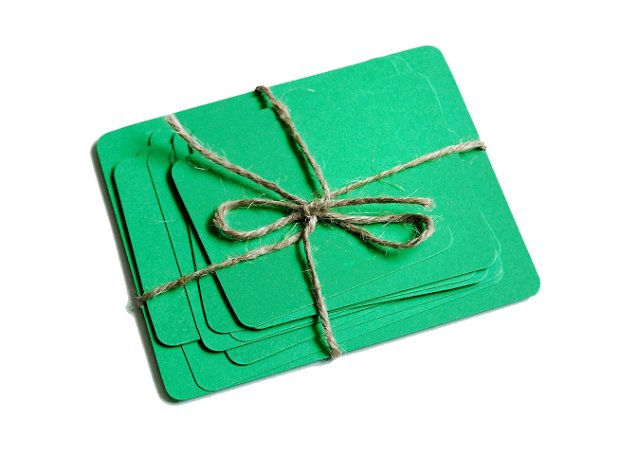 Set cartonase  - Verde - pentru  prezentare, organizare - Flash cards