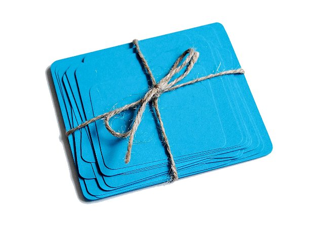 Set cartonase  - Albastru marin - pentru prezentare, organizare - Flash cards