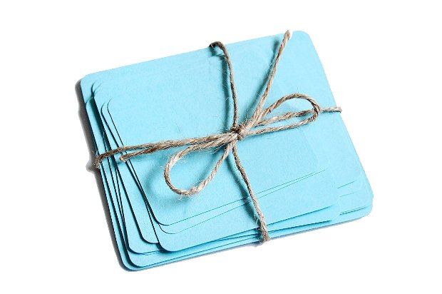Set cartonase  - Albastru Pastel - pentru prezentare, organizare - Flash cards