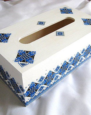 Cutie servetele  cu motiv traditional 29170