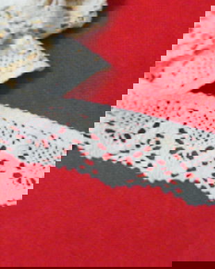 Dantela bumbac 2,15m /4,3 cm