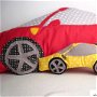 Masinuta Ferrari din material textil (jucarie)