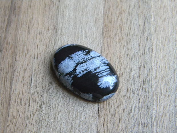 Caboson snow flakes obsidian (C14)