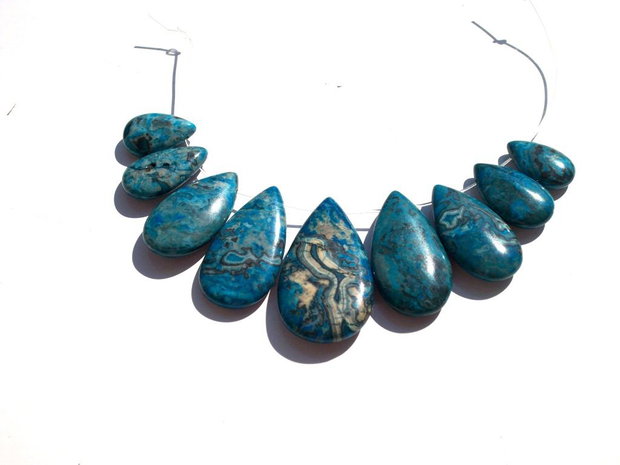 Set pandant/baza colier- agate crazy lace