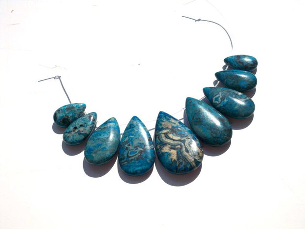Set pandant/baza colier- agate crazy lace