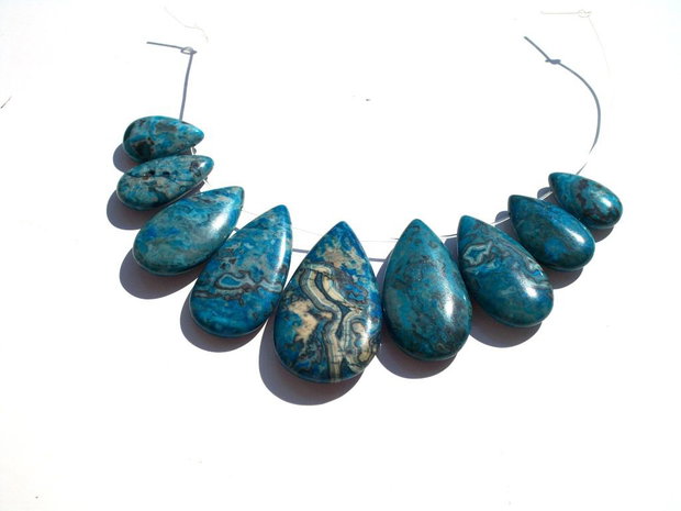 Set pandant/baza colier- agate crazy lace