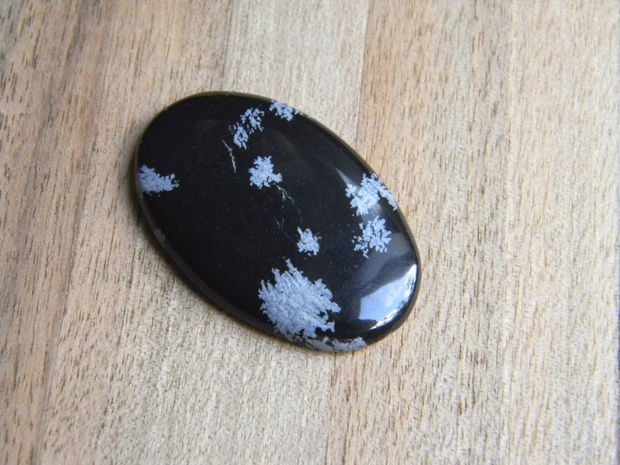 Caboson snow flakes obsidian (C15)