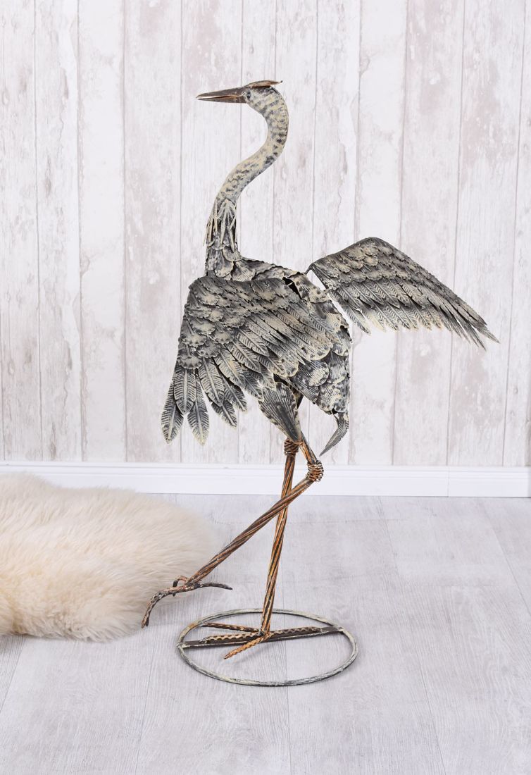 PASARE DIN FIER FORJAT ANTIK GREY  AJA166