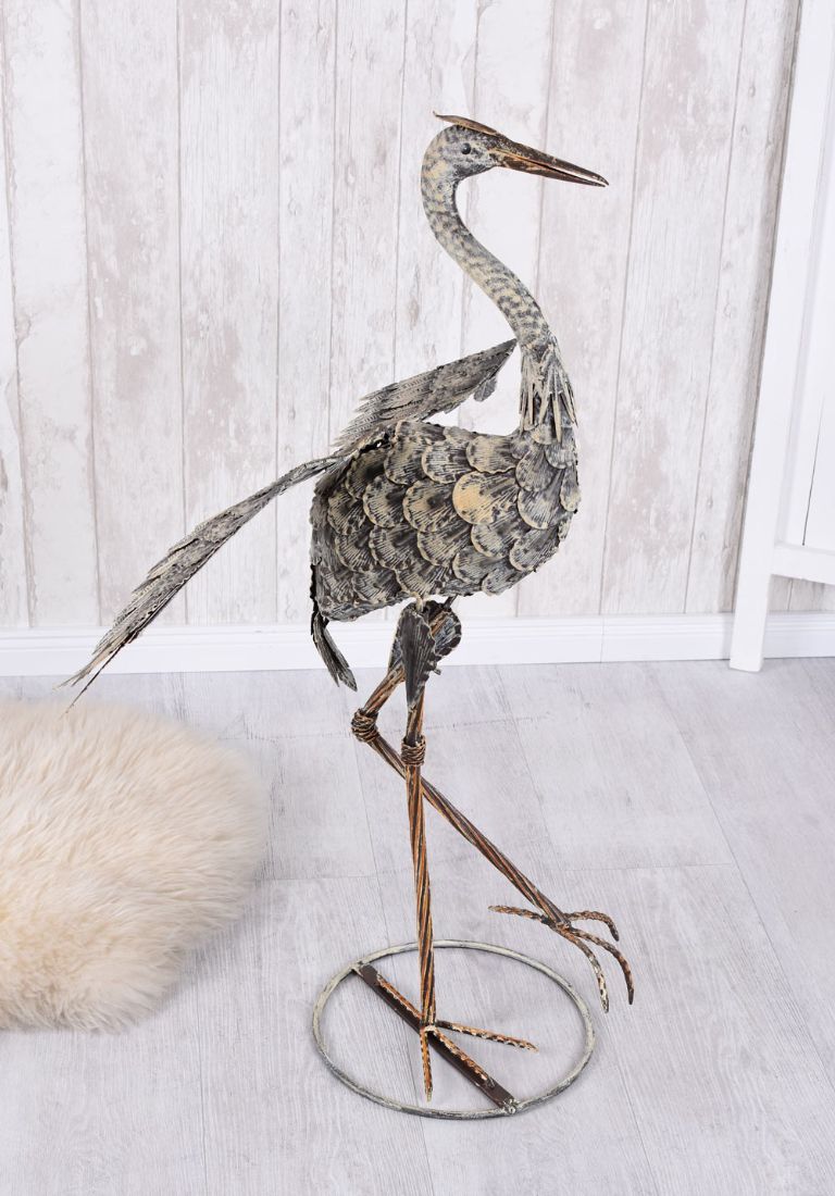 PASARE DIN FIER FORJAT ANTIK GREY  AJA166