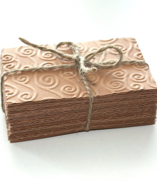 Carton natur embosat