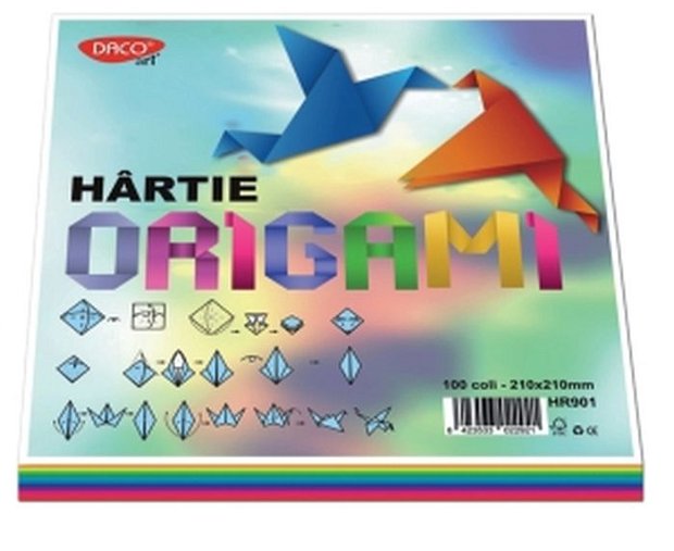 Hartie origami 21x21cm-100coli/set