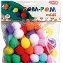Pom-Pon colorat 25mm