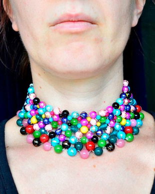 Choker multicolor