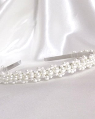 Diadema perle ivory