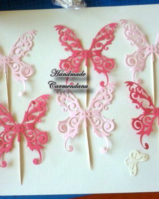 Fluturi decorativi- cake toppers