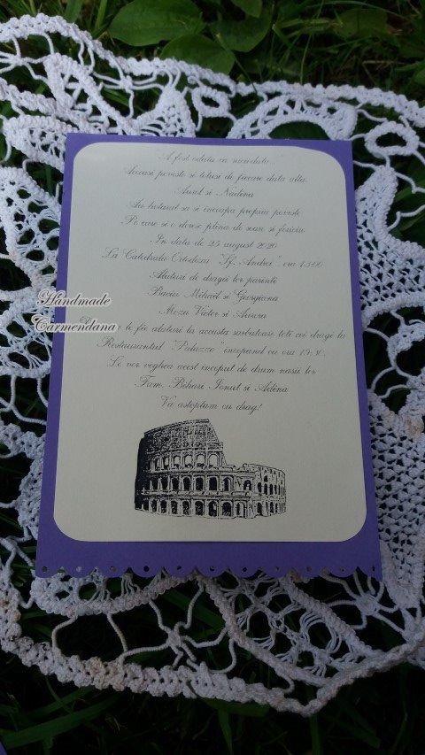 Invitatie Colosseum