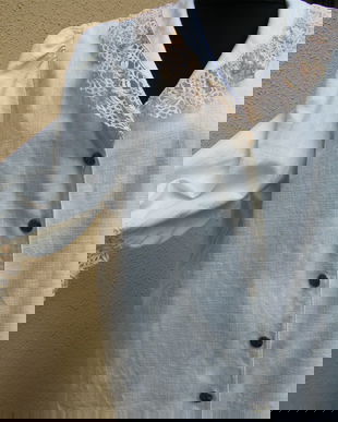 Bluza rustica cu dantela