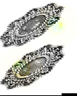 Ag452 - Cercei, argint 925, labradorit