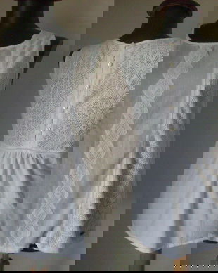 BLUZA ALBA JERSE DANTELA BUMBAC