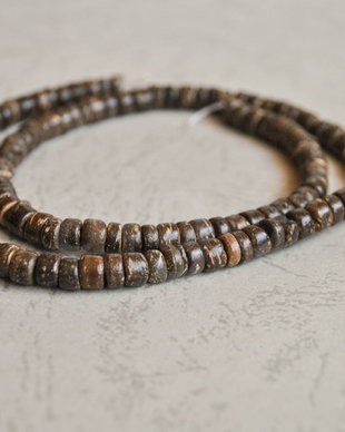 Margele cocos 5mm - sirag 40 cm