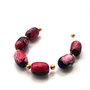 Agate de foc red black