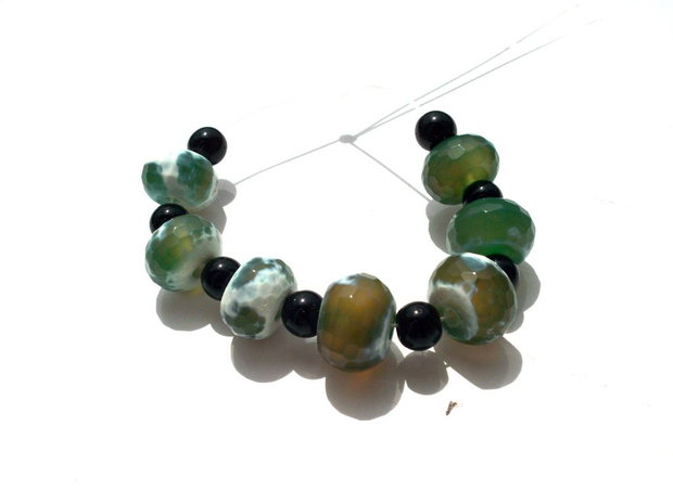 Agate de foc fatetate