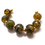 Agate de foc fatetate yellow black