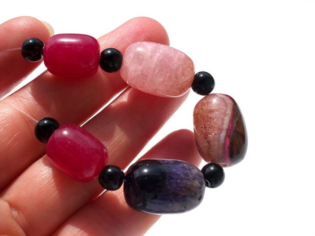 Set agate- 5 piese