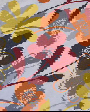 Set 2 draperii cu flori-noi