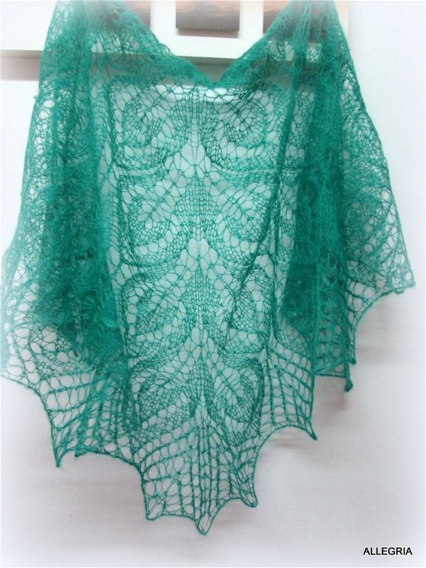 Sal tricotat verde