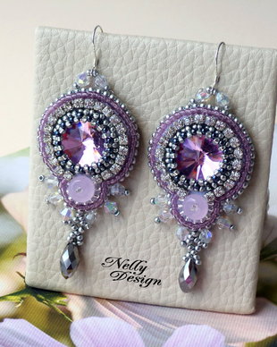 "Sparkling" - Cercei statement cristale Preciosa