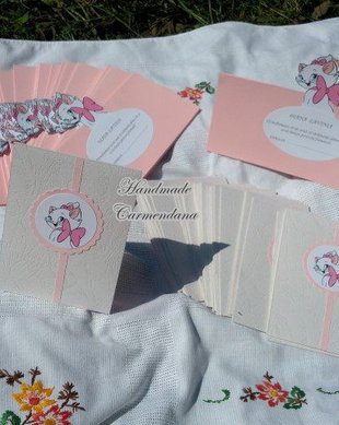 Set papetarie botez tematic Pisicile Aristocrate